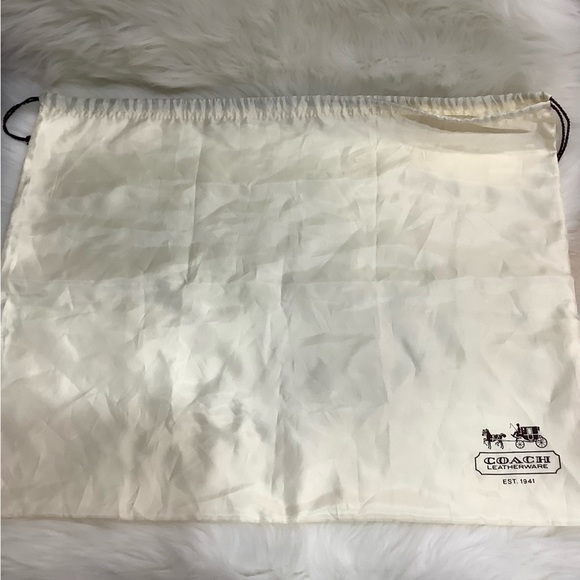 Extra Large👛Coach Satin Dust Dag - Picture 2 of 5